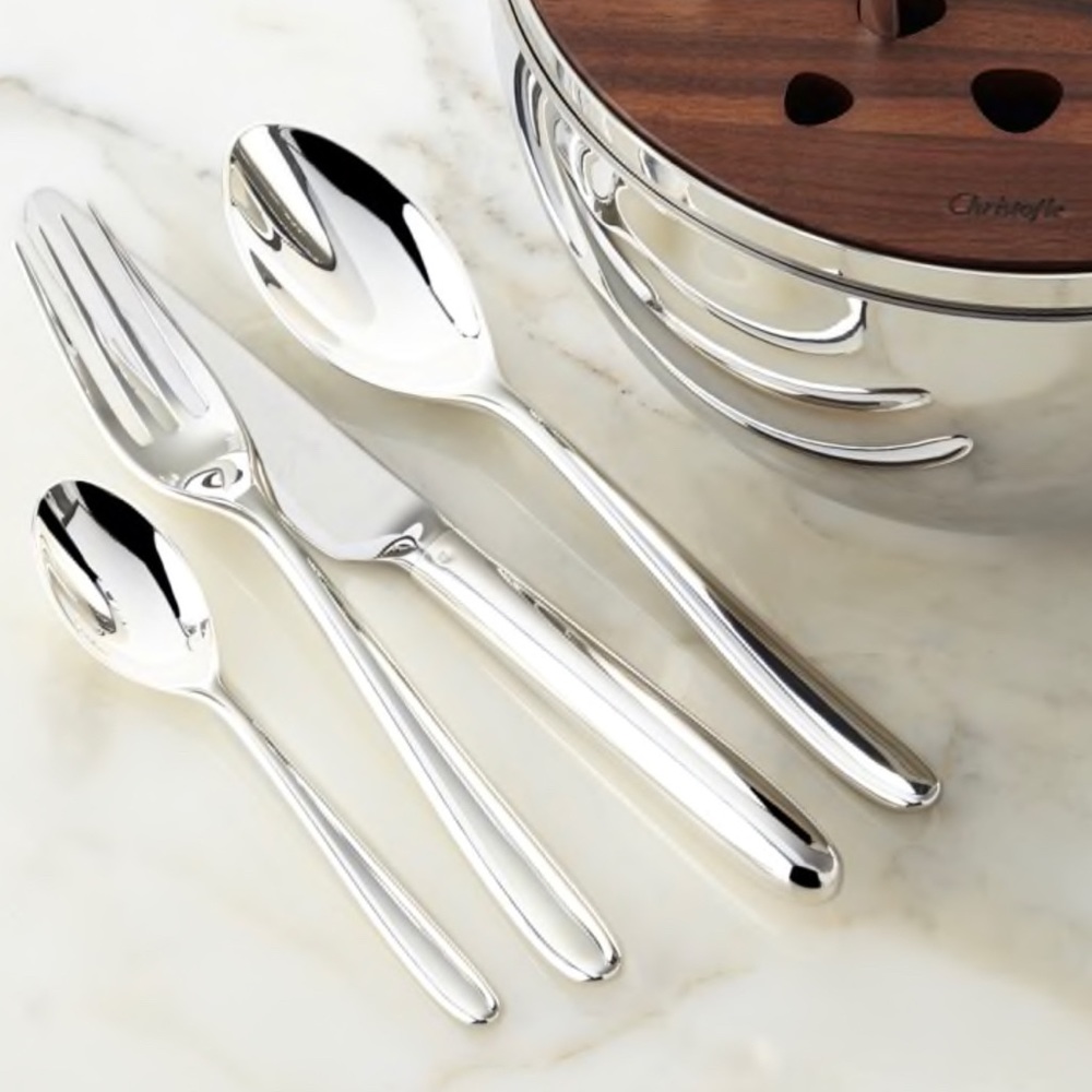 Christofle Mood Silver-Plated 24-Pc set Flatware